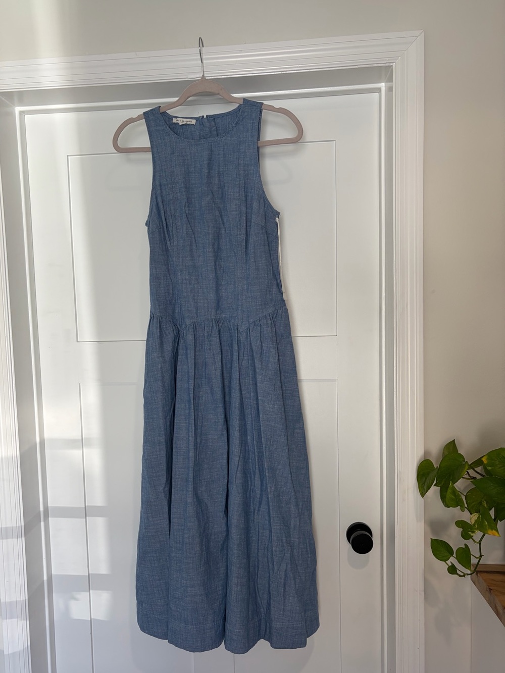 100% Cotton denim A line dress